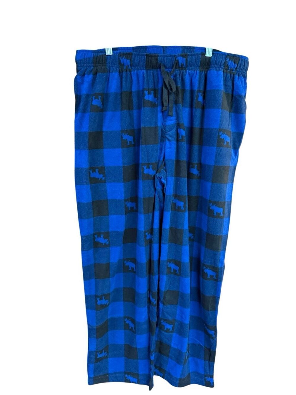 Croft & Barrow Blue Plaid Extra Soft Fleece Sleep Pants Sz 2XLB NWT